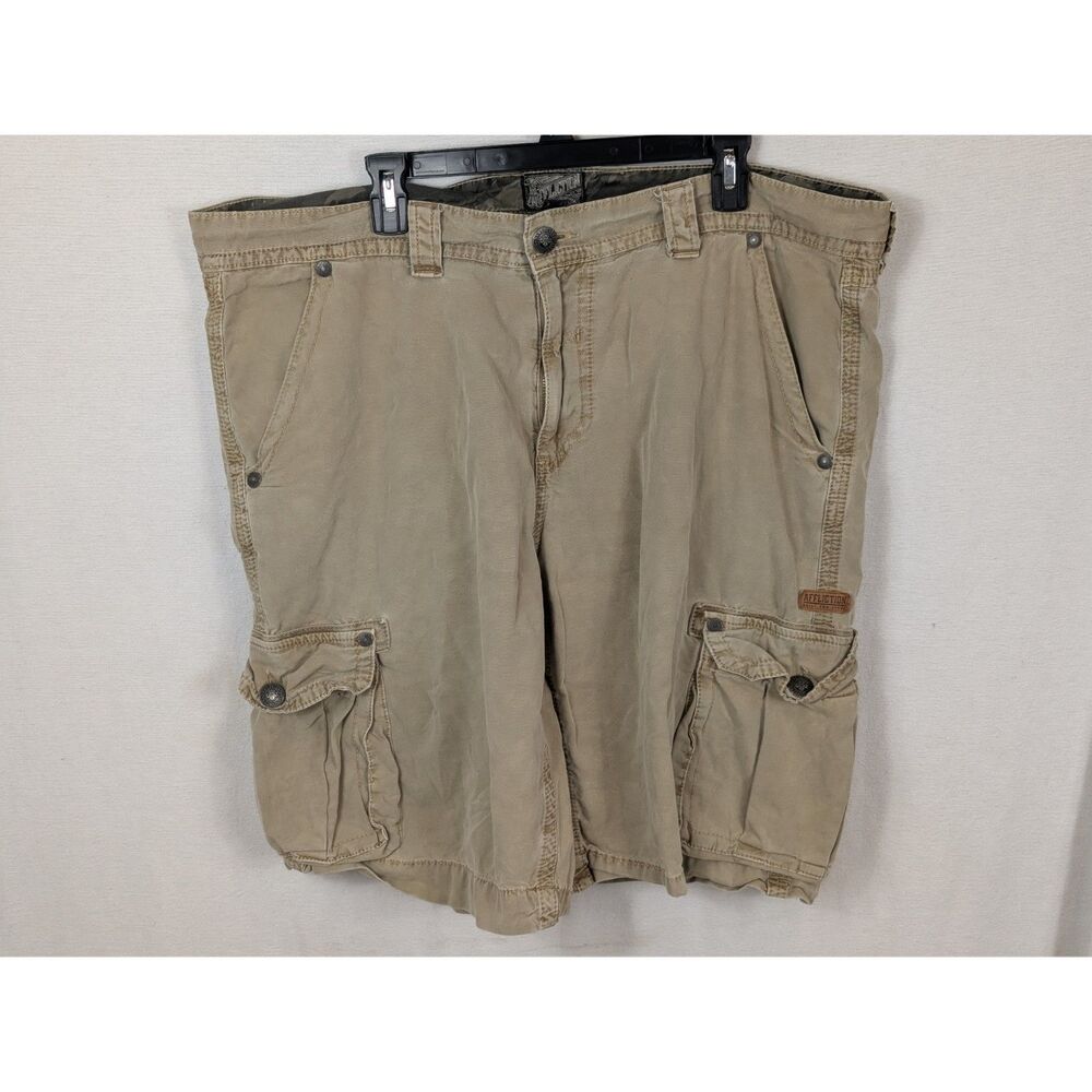 Affliction Black Premium Coastal Cargo Shorts Brown Men's Size 40